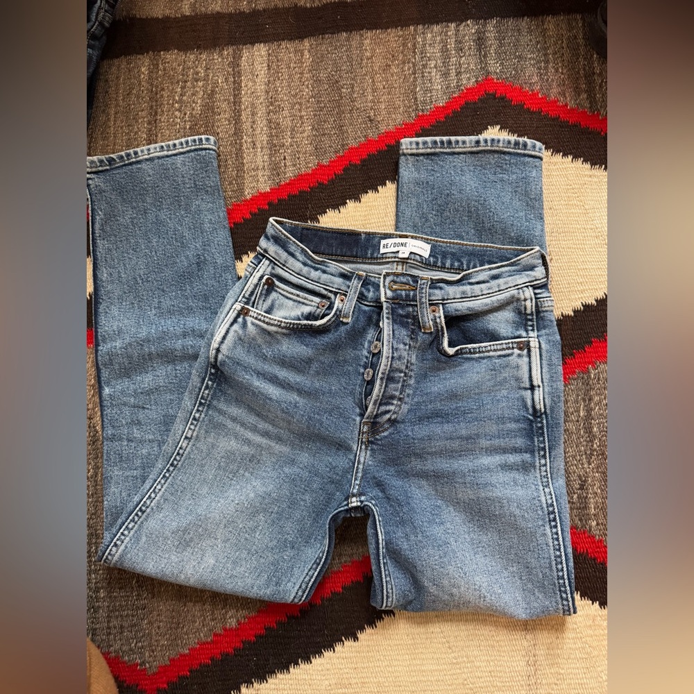 Re/Done Cigarette Straight Leg Jeans